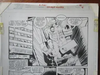X FILES N° 18 page 15 - Original Artwork by Charlie Adlard