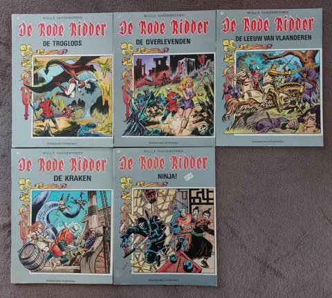 De Rode Ridder - Range 107 t/m 206 - Gekleurde Reeks - Softcover - Eerste druk - (1984/2004)
