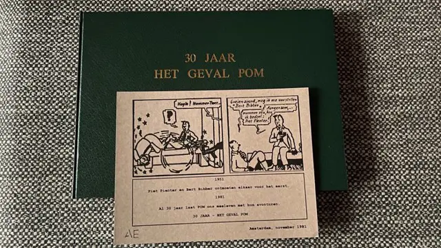 Piet Pienter en Bert Bibber - 30 Jaar het geval Pom - Hardcover - Eerste druk - (1981)