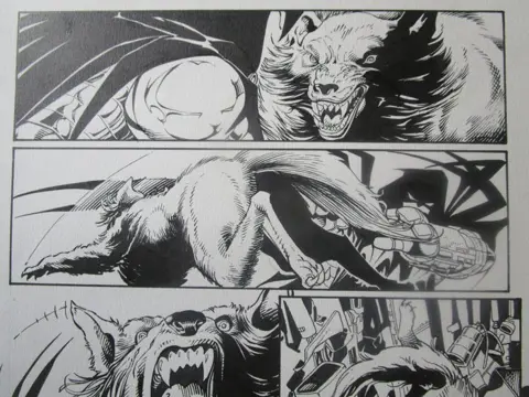 AZRAEL #8 Page 10 - Original Artwork by BARRY KITSON