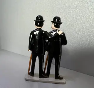 Tintin - Figurine Pixi 4514 - Dupont et Dupond - Le Crabe aux Pinces d'Or - (1991)