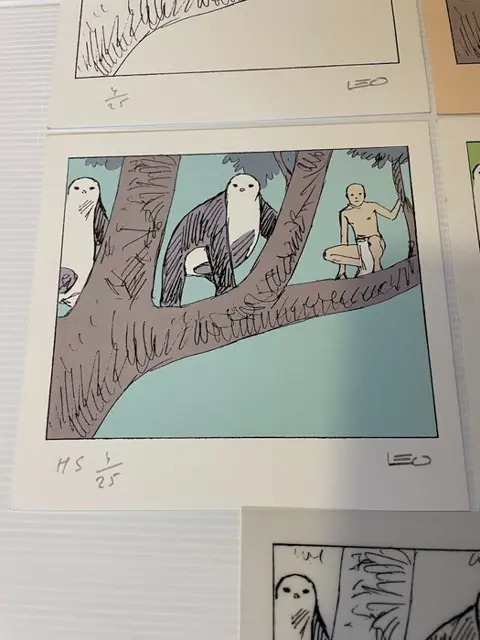Leo - 5x sérigraphie Espace BD - Bételgeuse