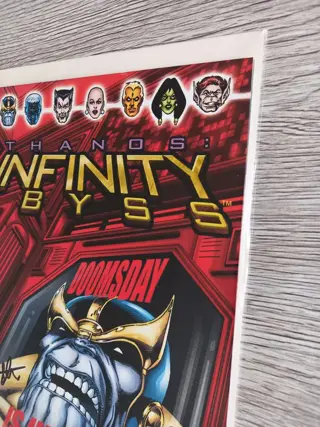 Thanos: Infinity Abyss #1 1ST PRINT ! - Signed by legendary "Thanos" Creator Jim Starlin!! With DF COA and Seal !! - Eerste druk (2002)