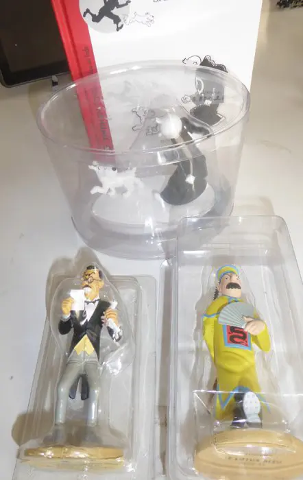 Tintin - Figurine hors série N&B - Tintin en toge + 2 figurines couleurs - La collection officielle - (2011/2014)