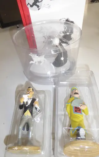 Tintin - Figurine hors série N&B - Tintin en toge + 2 figurines couleurs - La collection officielle - (2011/2014)