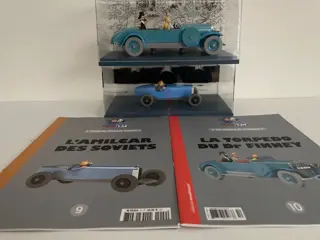 Tintin - Ensemble de 2 voitures 1:24 - L'Amilcar des soviets + La torpedo du Dr Finney (2019)