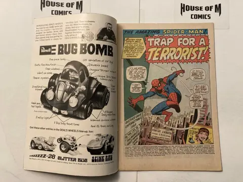 Amazing Spider-Man # 95 Silver Age Gem! "Trap For A Terrorist" - Spider-man Fights in London. Very High Grade - Geniet - Eerste druk - (1971)