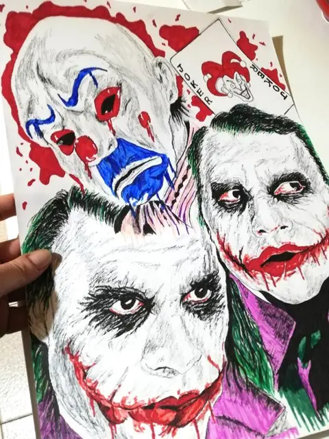 Joker - Mattmans - Joker A3 Original Artwork Signed - Losbladig - (2022)