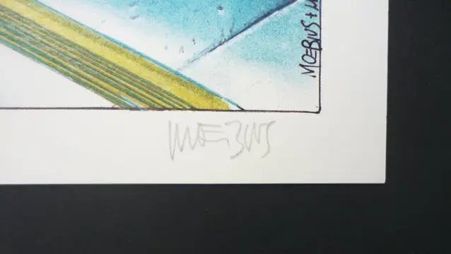 Moebius / Liberatore - Estampe Orano Factory - Silence, on rêve - (1991)