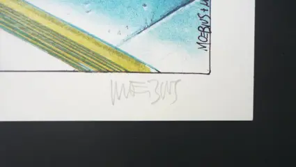Moebius / Liberatore - Estampe Orano Factory - Silence, on rêve - (1991)