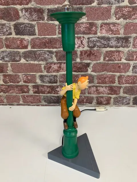 Tintin - Figurine Pixi 30003 - Lampe bureau - Tintin Réverbère - L étoile mystérieuse - (1992)