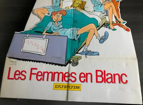 Vrouwen in het wit - 2x Pancarte/Display (96x66) Frans - Nederlands (1996)