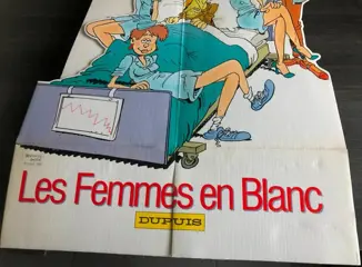 Vrouwen in het wit - 2x Pancarte/Display (96x66) Frans - Nederlands (1996)