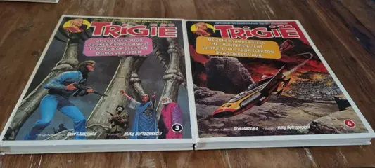 Trigië - Verzamelalbum 1 t/m 4 - Hardcover - Eerste druk - (1977/1981)