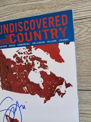 Undiscovered Country #1 - Signed by Story creator Scott Snyder! With COA ! 1ST PRINT ! - Eerste druk (2019)
