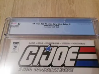 Gi Joe: A real American hero : Silent Option #2 - Planet Awesome virgin edition - CGC 8.0 - Geniet - Eerste druk - (2018)