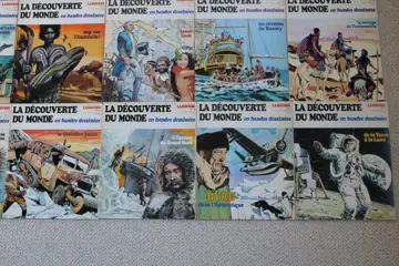 La Découverte du monde en bande dessinée T1 à T24 - Série complète - 24x B - Eerste druk - (1978/1980)