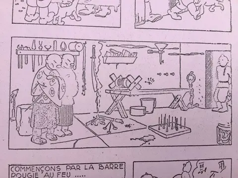 Le Petit Vingtième - Page 66 ¨Soviets+ Page correspondante Imprimée au «&nbsp;Stencil&nbsp;» rose - (1960/1981)