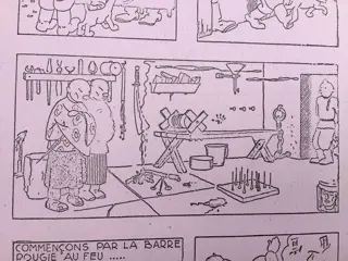 Le Petit Vingtième - Page 66 ¨Soviets+ Page correspondante Imprimée au «&nbsp;Stencil&nbsp;» rose - (1960/1981)