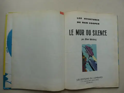 Dan Cooper T3 - Le Mur du silence - C - Eerste Belgische editie - (1959)