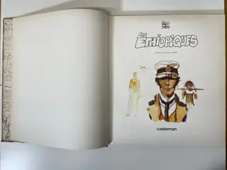 Corto Maltese T1 - Les Éthiopiques - 2ème série cartonnée couleur grand format - C - Eerste druk - (1980)