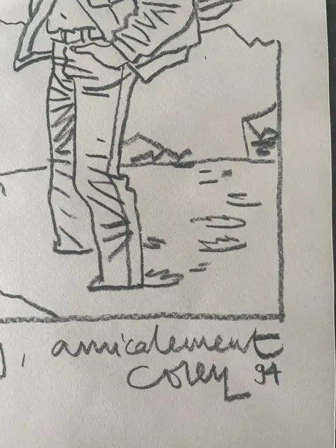 Cosey - Dessin original dédicacé - Jonathan - (1994)