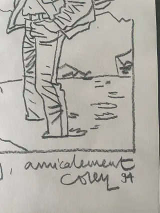 Cosey - Dessin original dédicacé - Jonathan - (1994)