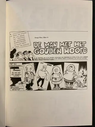 Detectief Van Zwam - Het Gouden Hoofd - Medewerkers Exemplaar 100 ex. - Softcover - (1989)