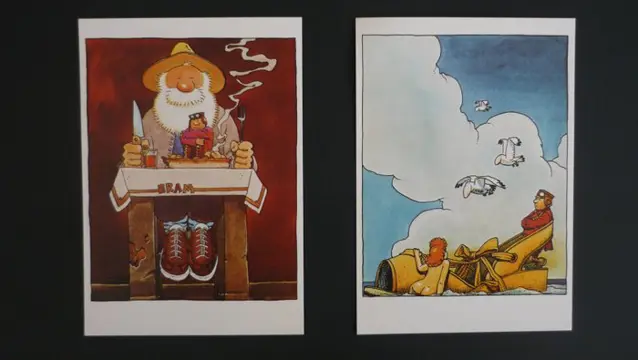 Moebius - 13x carte postale Gentiane + Schlirf Book - (1983)