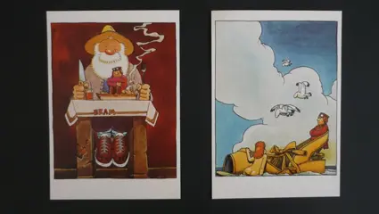 Moebius - 13x carte postale Gentiane + Schlirf Book - (1983)