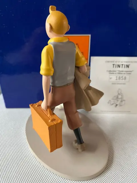Tintin - Statuette Moulinsart 45992 - Tintin et Milou en route - Tintin reporter