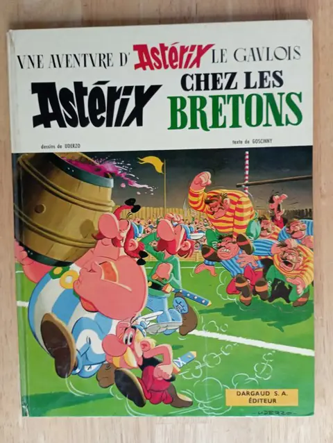 Astérix T8 + T11 + T12 + sticker - 3x C - Eerste druk - (1964/1968)