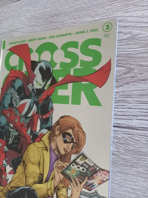 Crossover #3 One Per Store Foil Spawn !! " Todd McFarlane SecretFoil Variant Crossover" !! ULTRA Limited !! - Signed by Story Creator Donny Cates ! With COA ! ULTRA RARE ! - Eerste druk (2021)