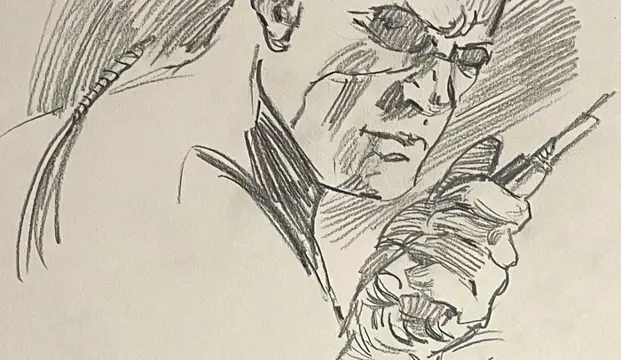 Daredevil - Gene Colan - Original Daredevil Drawing - Uniek exemplaar - (2006)