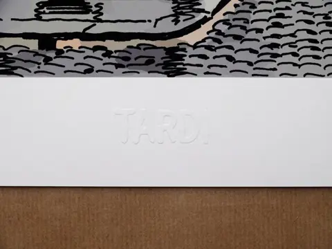 Tardi, Jacques - Estampe pigmentaire Christian Collin - Nestor Burma - 15ème arrondissement de Paris - (2020)