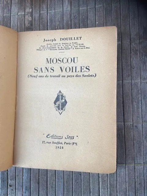 Hergé - Moscou sans voiles - Eerste druk - (1928)