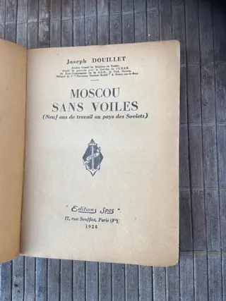 Hergé - Moscou sans voiles - Eerste druk - (1928)