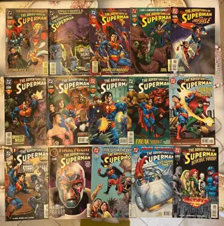 Superman - the adventures of superman x 45 comics almost sequential numbers (507-543)+ 3 annual and 6 special - Geniet - Eerste druk - (1995)