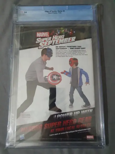 Edge of Spider-Verse #2 - CGC 9.4 - 1st appearance of the new Spider-Woman(Gwen Stacy) (2014)