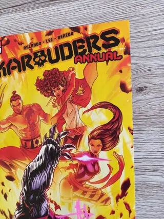 Marauders Annual #1 - 1ST PRINT ! - Signed by artist Creees Lee !!! With COA !! Limited ! (2022)