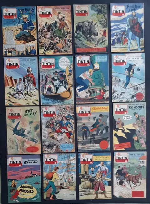 Tintin (magazine) - 52x Journal Tintin - (1955/1956)