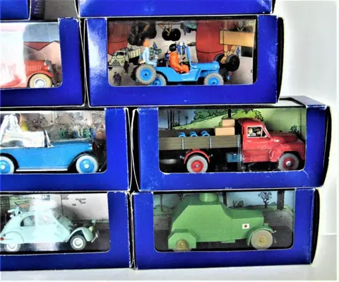 Tintin - Ensemble de 10 voitures 1:43 - En voiture Tintin - (2004/2006)