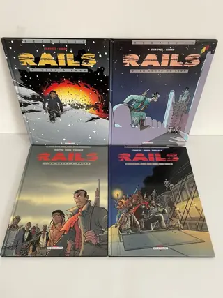 Rails T1 à T4 + dédicace - Série complète - 4x C - EO/Ré - (1994/1995)