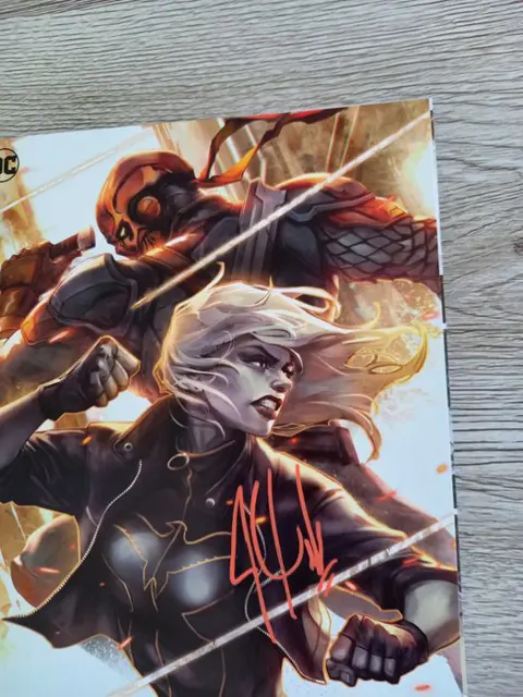 Deathstroke Inc. #4 "Ivan Tao Variant" - Signed by story creator Joshua Williamson !! With COA !! Limited ! - Eerste druk (2021)