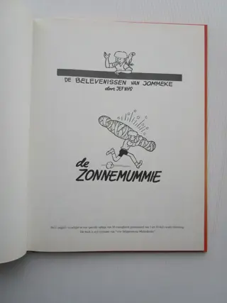 Jommeke - De zonnemummie - groot formaat - Hardcover - Eerste druk - (2006)