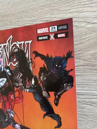 Venom #29 " Fortnite X Marvel Variant Cover" - Signed by story creator Donny Cates ! With COA ! - Eerste druk (2020)