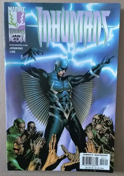 Inhumans #1-8 - 1st Yelena Belova (2nd Black Widow) - (1998)