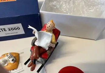 Tintin - Figurine Moulinsart 46924 - Tintin Bascule - Collection Classique - (1999)