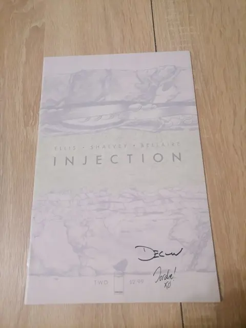 Injection 1B et 2B - dédicacés en couverture par Declan et Jordie - Geniet - Eerste druk - (2015)