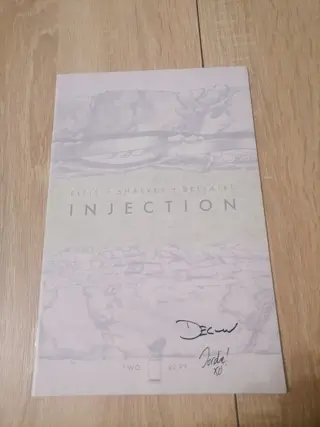 Injection 1B et 2B - dédicacés en couverture par Declan et Jordie - Geniet - Eerste druk - (2015)